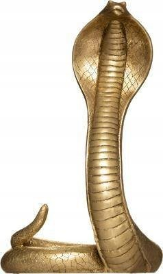 Декоративна фигура Атомсфера Кобра, полирезин, 36 cm, златна боја