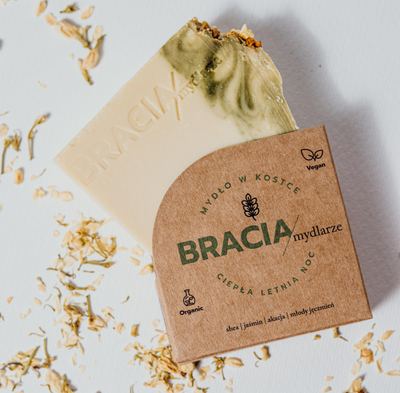 Sapun trupi Bracia Ciepła Letnia Noc, bimor vegan, 110g