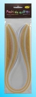 Shirita quilling krem, 3 mm x 50 cm, set 100 copë