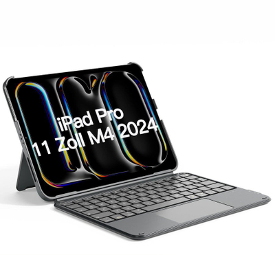 Tastierë Inateck për iPad 11, gjenerata e 10, gri