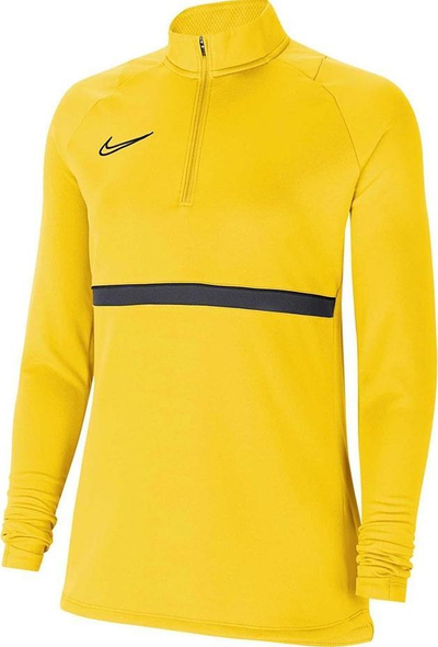Bluzë sportive Nike Dri FIT Academy W CV2653 719, për goca, me zinxhir 1/4, e verdhë