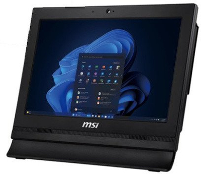 Се-во-едно компјутер MSI PRO AP162T ADL-04SCZ, 15.6" FHD допир, Intel N100, 4GB 128GB SSD, црн