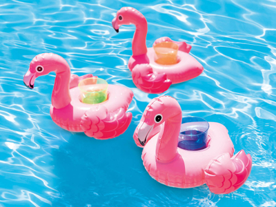 57500 FLAMINGO DRINK HOLDERS 28cmx25cmx20cm