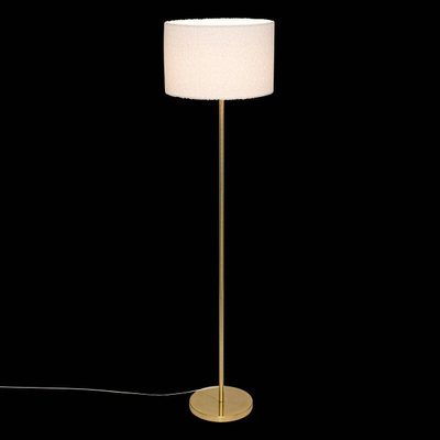 Lampë dyshemeje Atmosphera Tina Bouclette, 150 cm, me bazë metalike ngjyrë ari