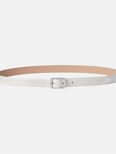 Rrip për gra Calvin Klein, lëkurë, e bardhë