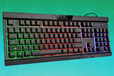 Tastierë gaming Vertux Amber MECH, mekanike tactile, RGB, e zezë