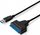 Adapter për disk Nedis USB 3.2 Gen1 në SATA, 2.5", i zi