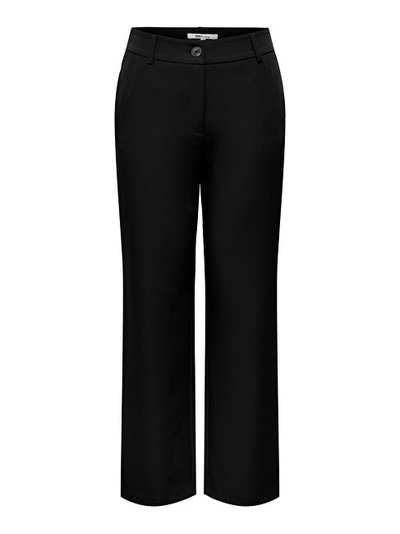 Pantallona ONLY ONLLANA-BERRY Straight Fit, të zi