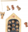 Lojë edukative Egmont Toys Doggies, lojë shkathtësie, druri, shumëngjyrëshe