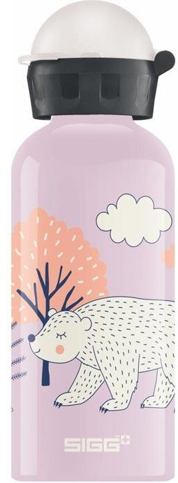 Shishe uji për fëmijë SIGG Beary, 400ml, alumin, rozë
