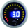 Tregues turbo dhe presion vaji Depo Racing DRacing 2in1, 52mm, ekran digjital blu, i zi