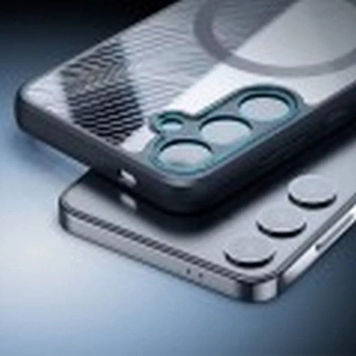 Mbrojtëse telefoni Dux Ducis Aimo për Samsung Galaxy S24 Plus, MagSafe, e tejdukshme, e zezë