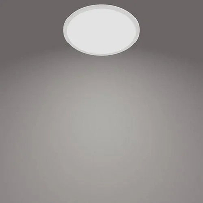 Plafonierë Philips SuperSlim LED, 24.5 cm, 4000K, IP44, e bardhë