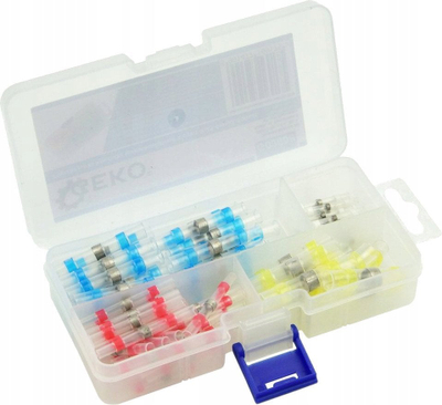 Set tuba termo tkurrës GEKO G03608, 100 copë, me kallaj, shumëngjyrëshe