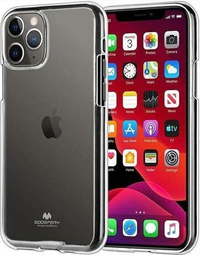 Kllëf telefoni Mercury Premium Clear Jelly për iPhone 11 Pro Max, transparent
