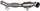 Downpipe TurboWorks Ford Focus ST 2013-2018, inox, hyrje 72 mm dalje 59 mm, argjendtë