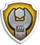 Lodër figurë Paw Patrol Rubble Action Pack Pup &amp; Badge, me badge, plastike, e verdhë
