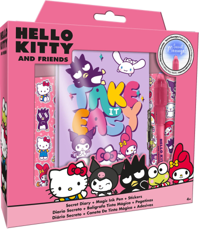 Set shkollor Kids Licensing Hello Kitty and Friends, kuti stationery për kalamaj, shumëngjyrëshe