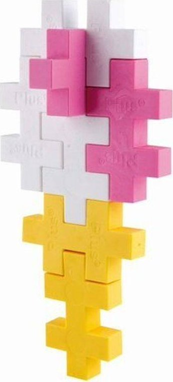 Lodër konstruktore Plus-Plus Big Picture Puzzles, 60 copa, puzzle me kartela, shumëngjyrëshe