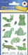 Stickerë Avery Zweckform Brocade Dinosaurs Lizards, me figura dinosaurësh dhe hardhucash, shumëngjyrëshe
