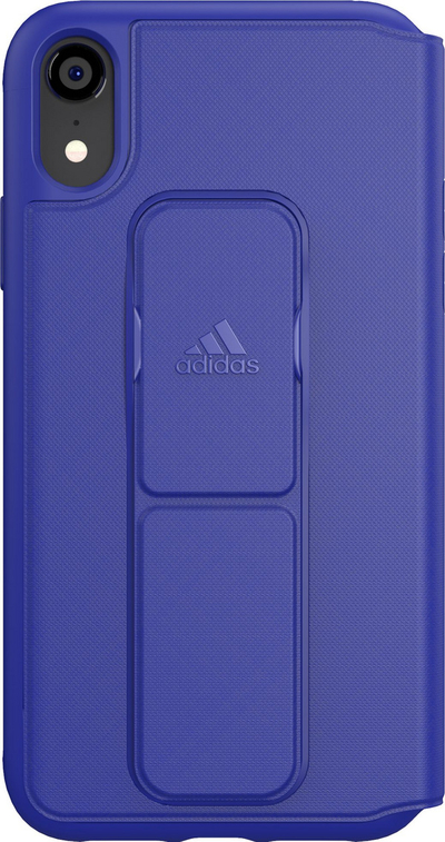 Mbështjellëse Adidas SP Folio Grip FW18 për iPhone XR, e kaltër