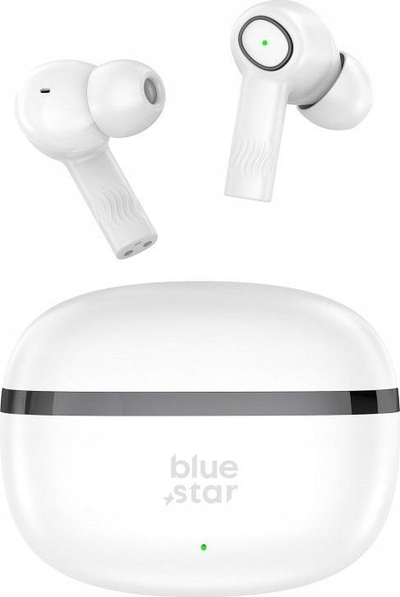 Kufje wireless Blue Star TWS AC20C, Bluetooth 5.4, ENC, të bardha