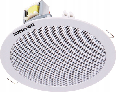Altoparlant tavanor Hikvision DS-QAE0206G1-V, për rrjet, i bardhë
