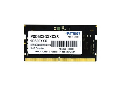 Меморија PATRIOT SO-DIMM, 32GB, DDR4, 3200MHz, Hynix чип, црна