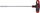 Çelës dado T-handle Teng Tools MDNT408, 8mm, çelik krom vanadium, i kuq me të zi
