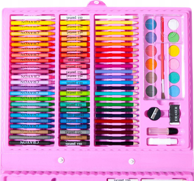 Set pikture Maaleo Painting Kit in Case, 168 pjesë, rozë