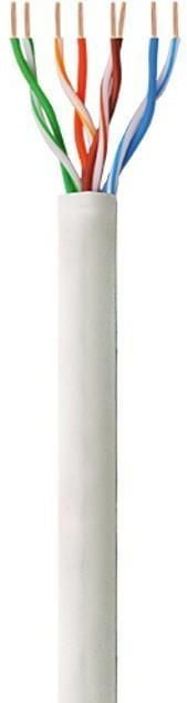 Кабел мрежен Techly Cat5e UTP, 4x2 CCA, 305m, сив
