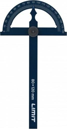 Këndmatës disku Limit PRD, alumin, 80x120 mm, argjend