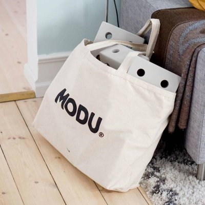 Çantë udhëtimi MODU Canvas, e madhe, kanavacë, e kremtë