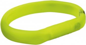 Çafore ndriquese për qen Trixie USB, M–L: 50 cm/17 mm, e gjelbër