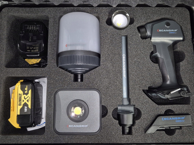 Set ndricimi Kokido Multilight Connect Kit, koka drite që ndrrohen, përputhet me bateri 18V, shumëngjyrsh