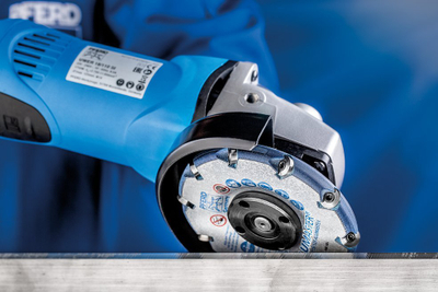 Disk mullini këndi Pferd Alumaster HSD F 115/125, karbur tungsteni, për alumin, blu