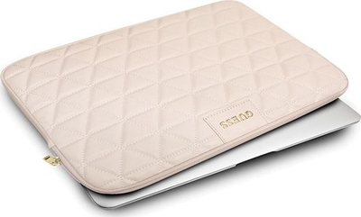 Futrollë tabletë Guess Sleeve GUCS13QLPK, 13", lëkurë vegane, rozë