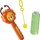 Lodër me flluska Ses Creative Lion Bubble Pop, set me solucion, për kalamaj 5+ vjeç, portokalli