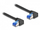 Kabllo rrjeti Delock RJ45 Cat6a, S/FTP, 1m, e zezë