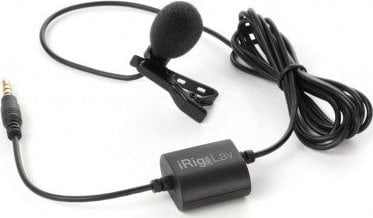 Mikrofon lavalier IK Multimedia iRig Mic Lav, kondenzator, omnidireksional, i zi