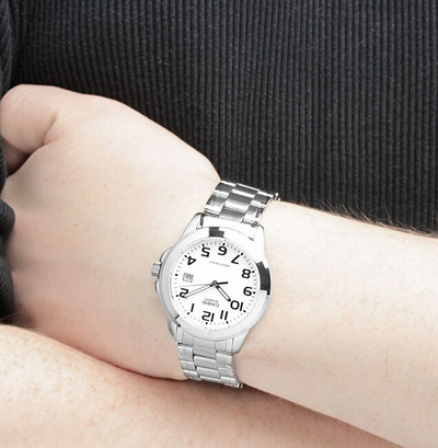 Orë dore për femra Casio LTP-1259D-7BEF, e argjendtë