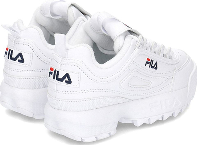 Atlete për kalamaj Fila Disruptor Kids, me shollë të trashë, të bardha