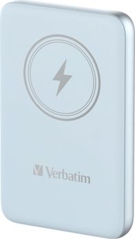 Power bank pa tel Verbatim Charge n Go, 10000mAh, karikim magnetik, blu