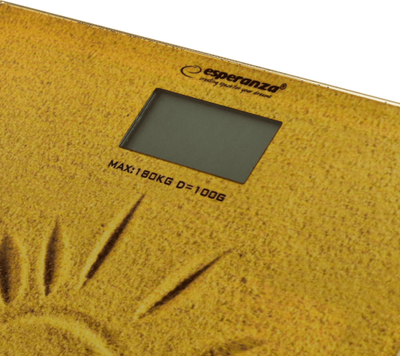 Peshore banjoje Esperanza Sunshine EBS006, deri 180 kg, ekran LCD, xham i trashë transparent