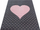 Tapet për kalamaj Bravich LTD Bambi Heart, rrumbullak, 120 cm, gri rozë