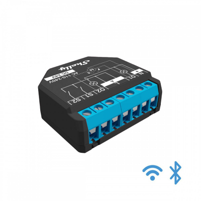Ndërprerës me dy rele Shelly Plus 2PM, WiFi & Bluetooth