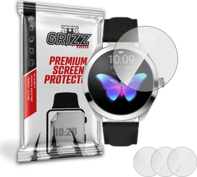 Mbrojtëse ekrani GrizzGlass Hydrogel Film, për smartwatch Grizz Kingwear KW10, transparente