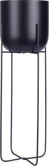 Mbajtëse vazoje Vilde Flowerpot Plant Stand, metal, 59 cm, e zezë