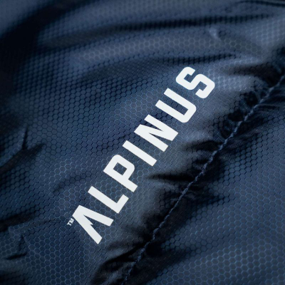 Qese fjetjeje Alpinus Warm 1000, 180x75 cm, zinxhir djathtas, blu navy