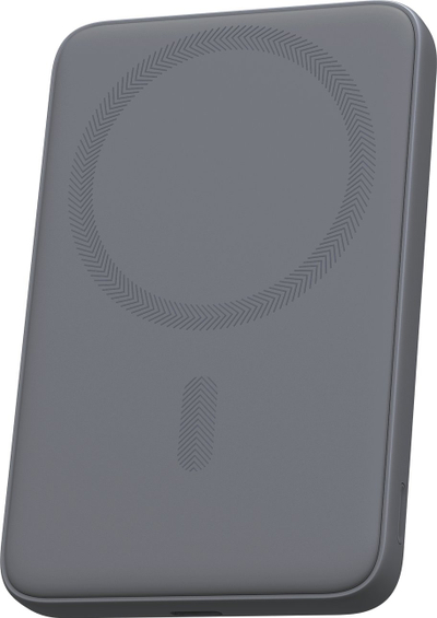 Надворешна батерија Aukey PB-MS03, 5000mAh, 20W MagSafe, сива